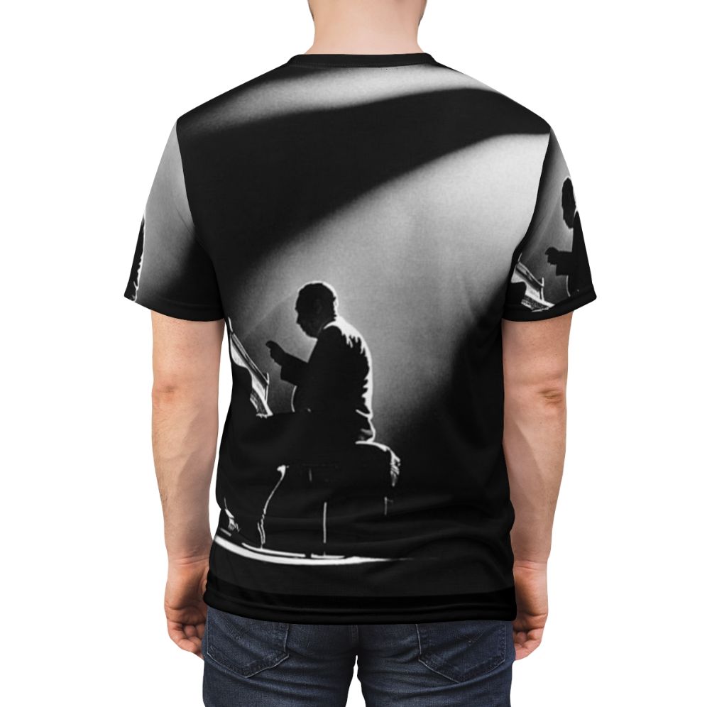 A stylish t-shirt featuring the iconic jazz pianist and bandleader Duke Ellington. - men back