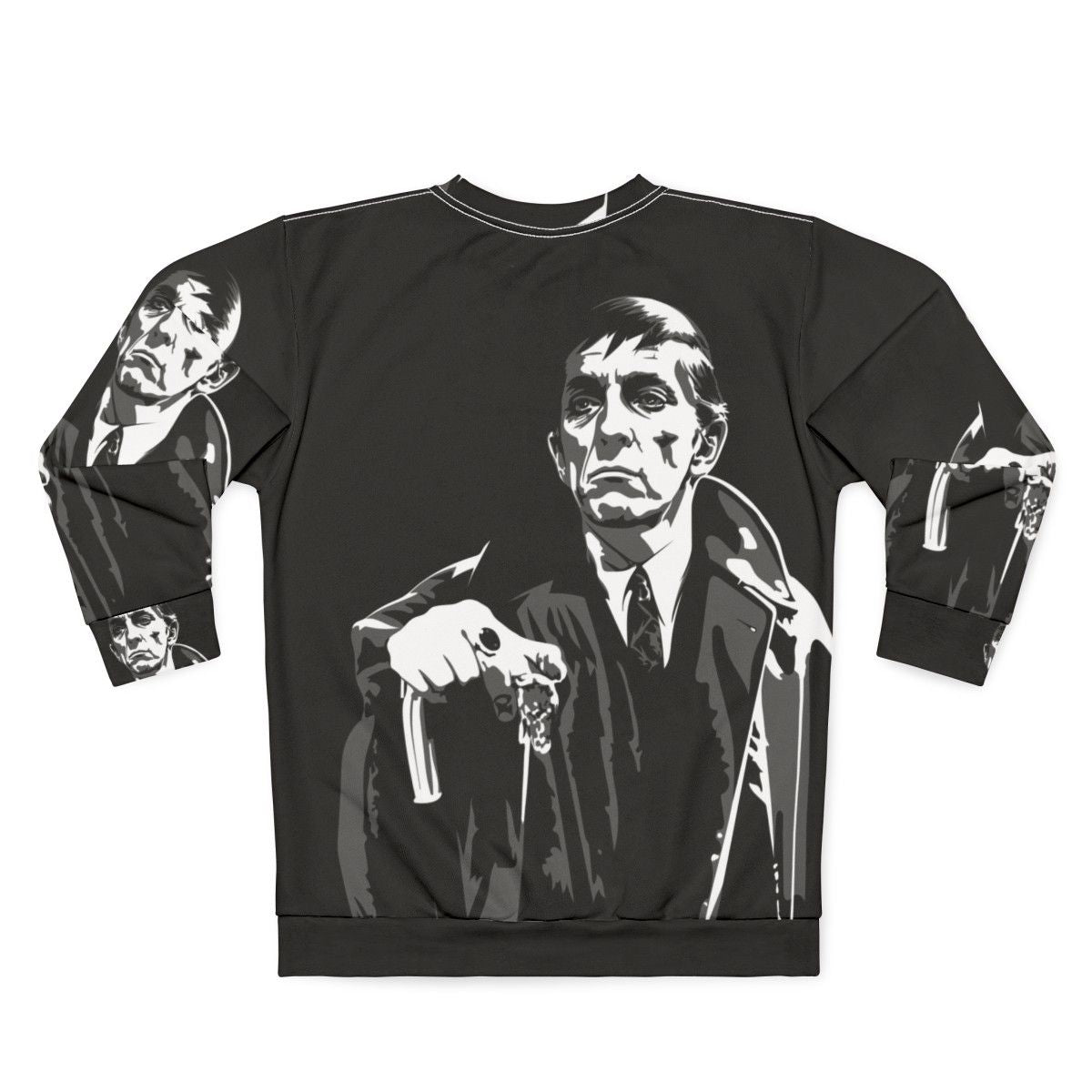 Barnabas Collins Dark Shadows Gothic Vampire Sweatshirt - Back