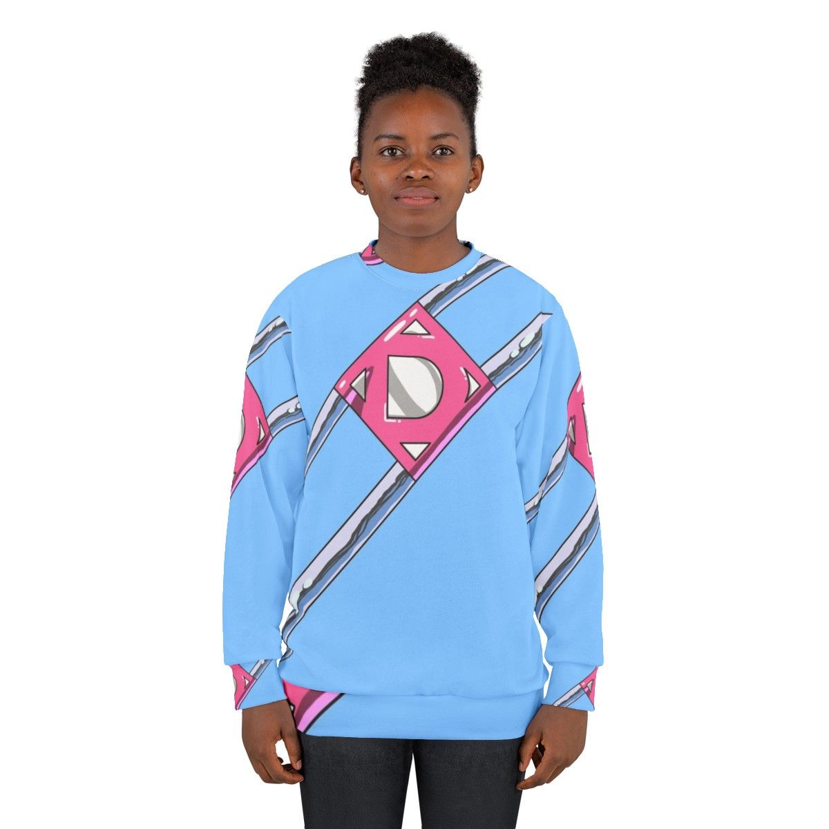 Diaperman Superhero Graphic Sweatshirt - women