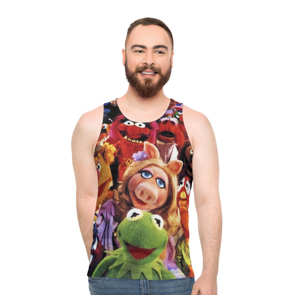 Vintage Muppet Show Retro TV Unisex Tank Top - men