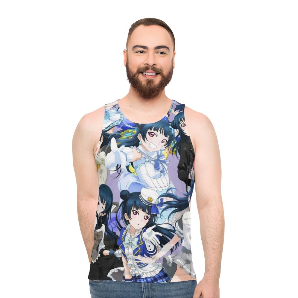 Yohane Everywhere Unisex Love Live Sunshine Tank Top - men