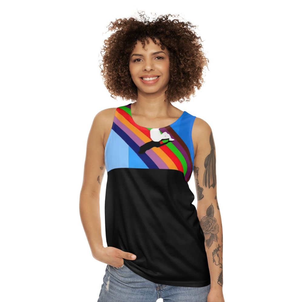 Melodic Blue Unisex Tank Top - women