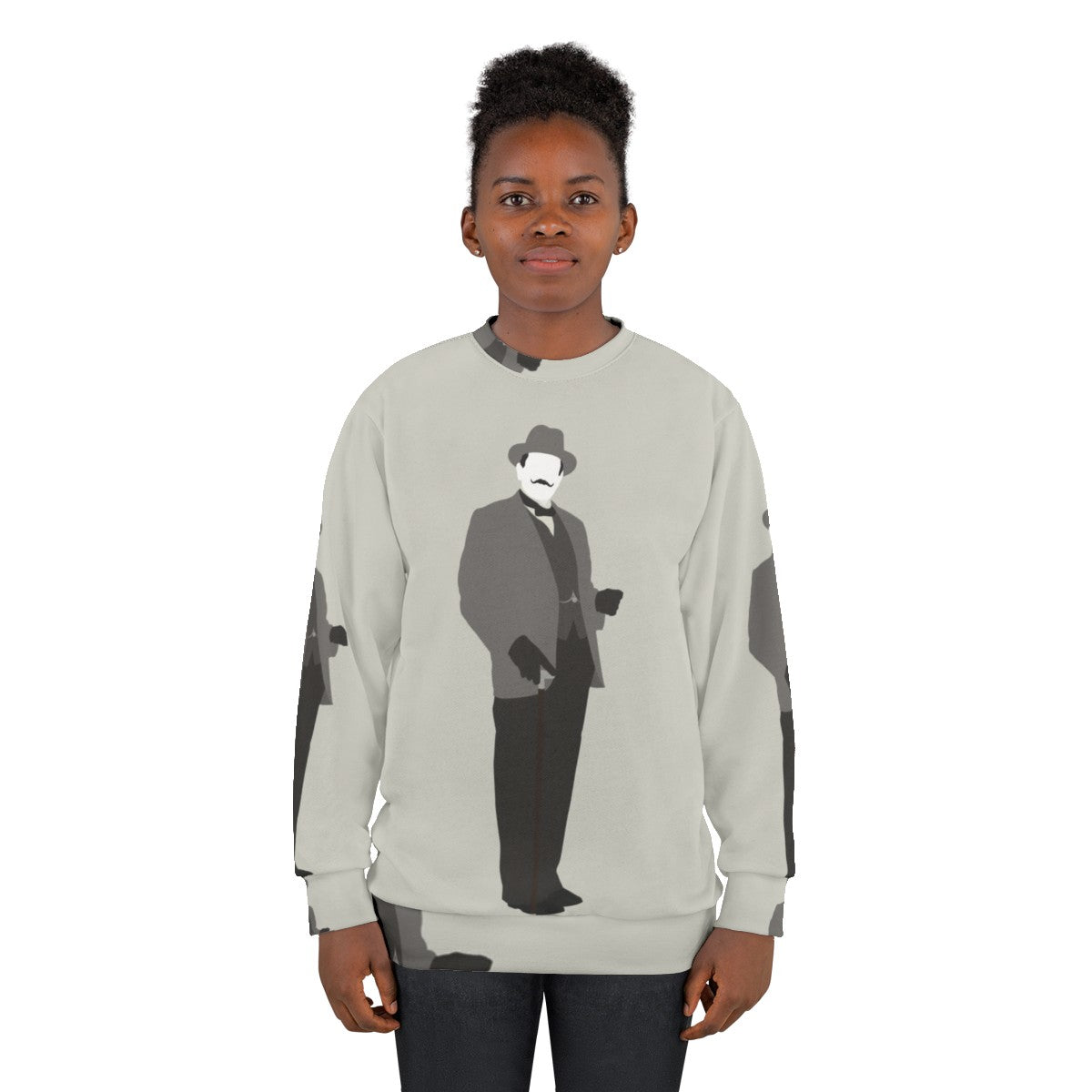 Great Detectives Hercule Poirot Sweatshirt - women