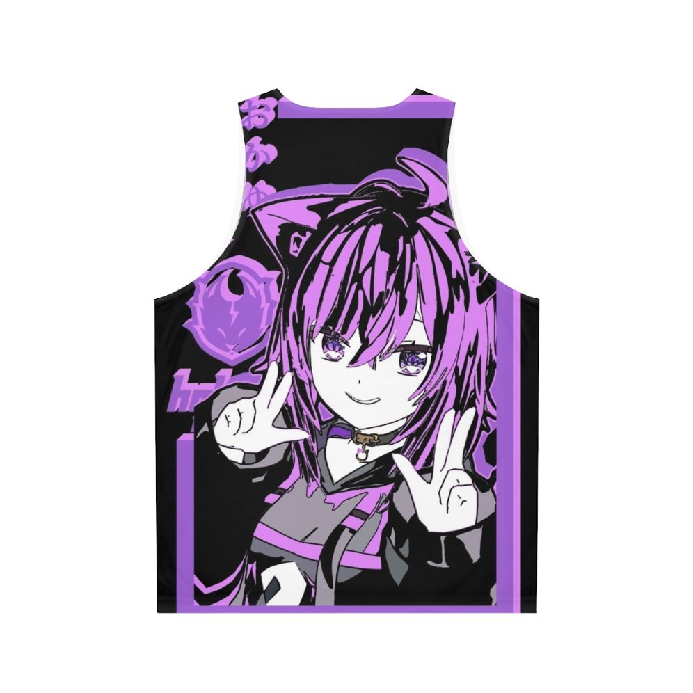 Hololive Gamers Nekomata Okayu Unisex Tank Top - Back