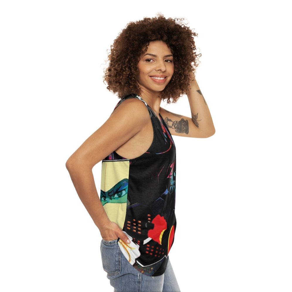 Goldorak Grendizer anime mecha unisex tank top - women side