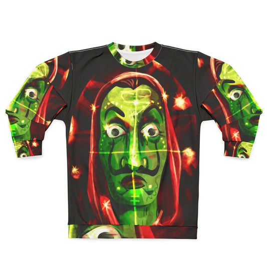 Money Heist Netflix Sweatshirt featuring Salvador Dali inspired design