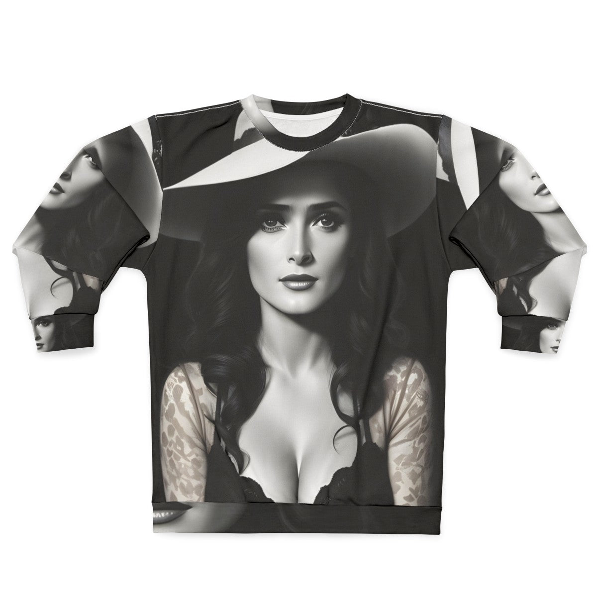 Vintage gangster mistress art print sweatshirt