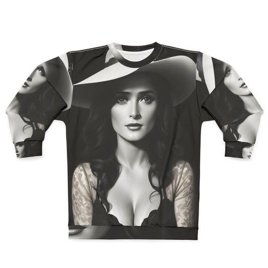 Vintage gangster mistress art print sweatshirt