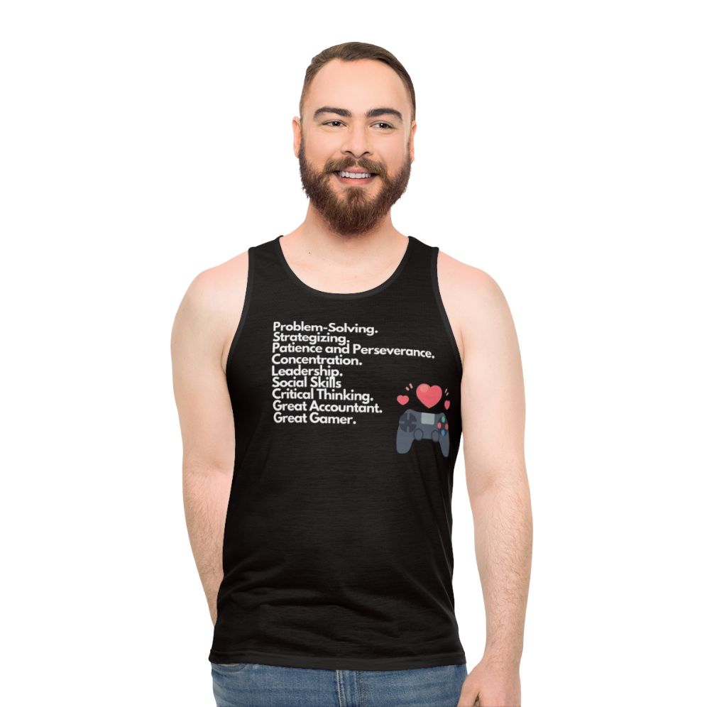 Unisex Accounting & Gaming Skills Tank Top - men