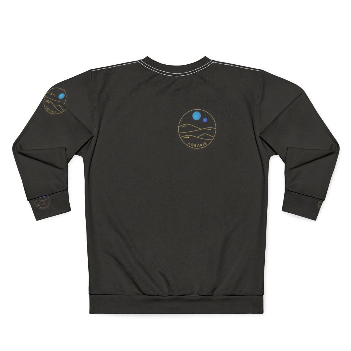 Arrakis Dune 2020 Movie Sweatshirt with Minimalist Line Art Design - Back