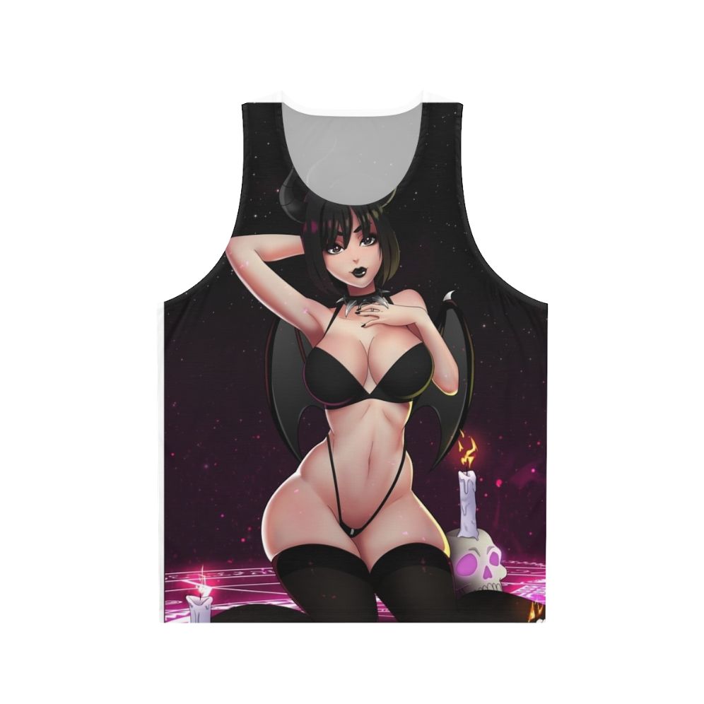 Unisex succubus girl anime tank top