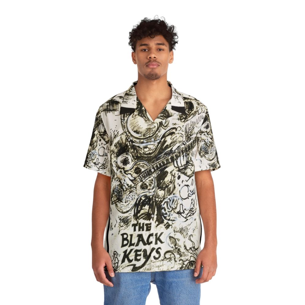 The Black Keys Music Hawaiian Shirt - Tropical Rock Band Apparel - People Front