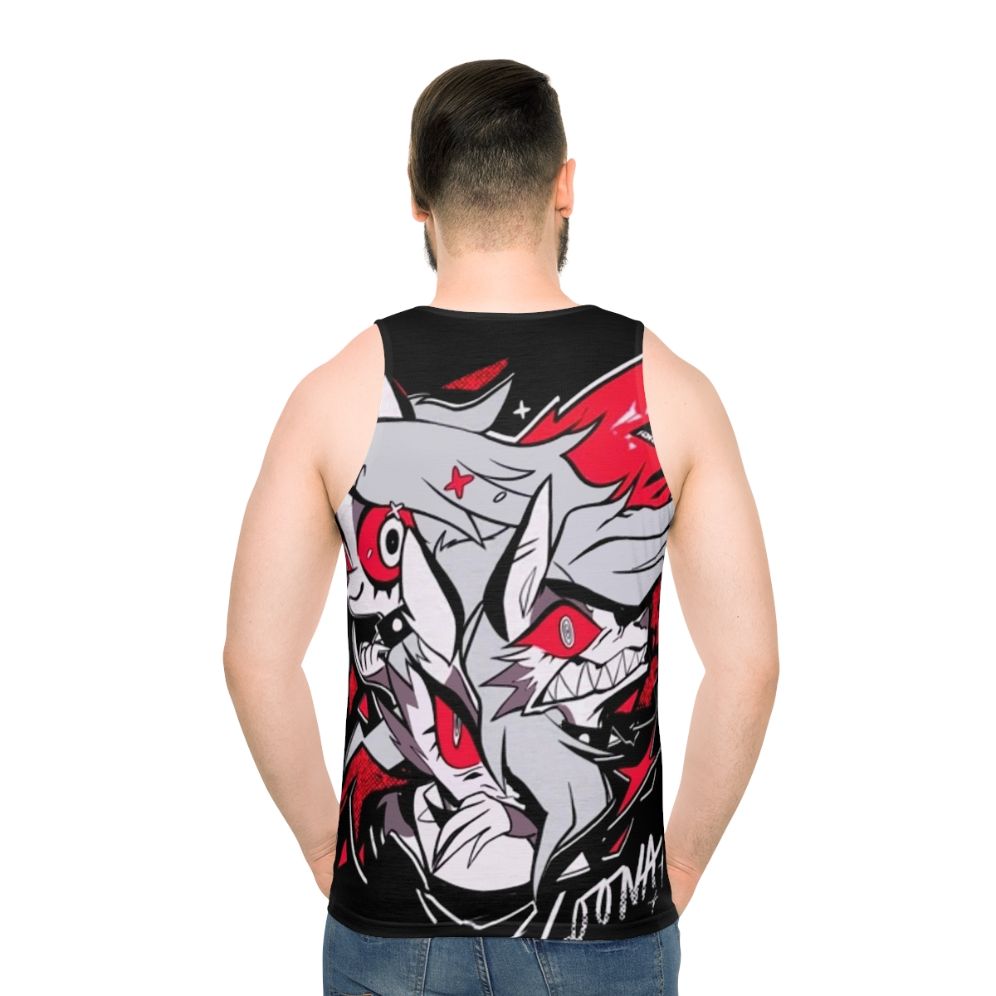 Helluva Boss Loona Unisex Anime Tank Top - men back