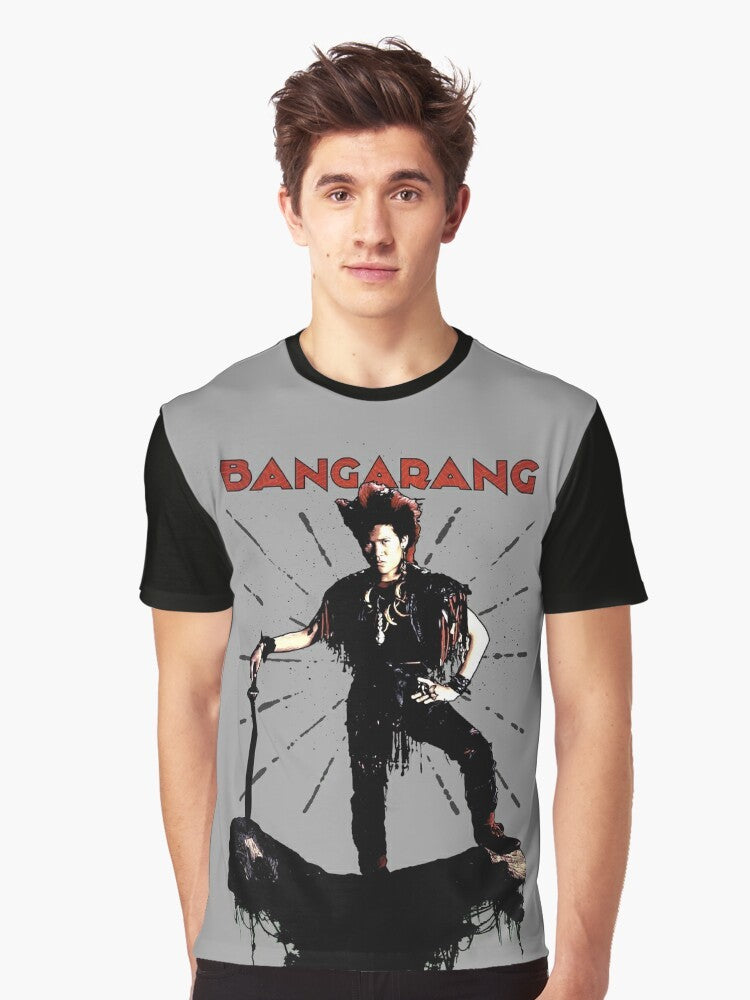 Bangarang 90s graphic t-shirt with Rufio from the movie Hook - Men