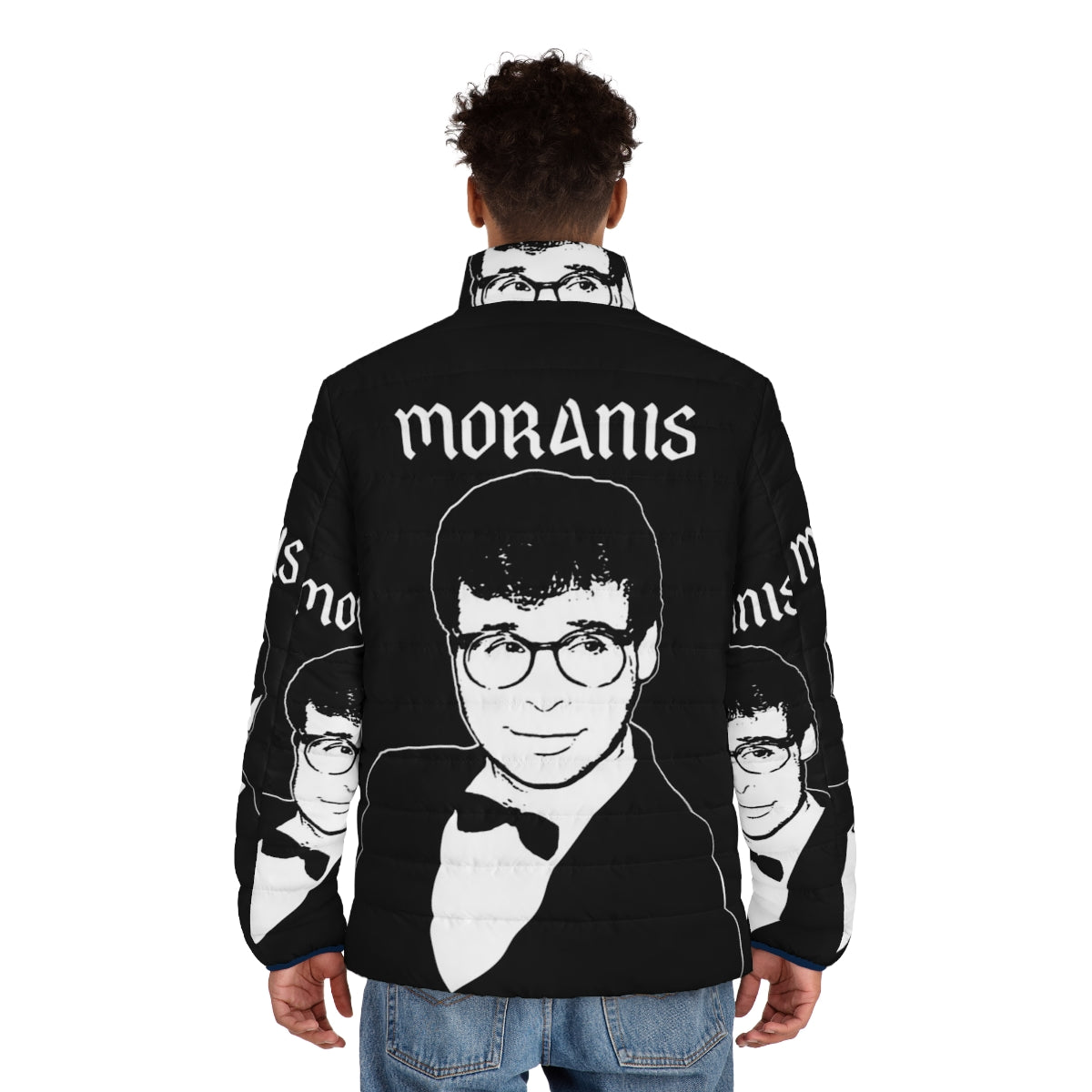 Moranis Retro Puffer Jacket - Iconic Comedy Style from the 80s and 90s - men back