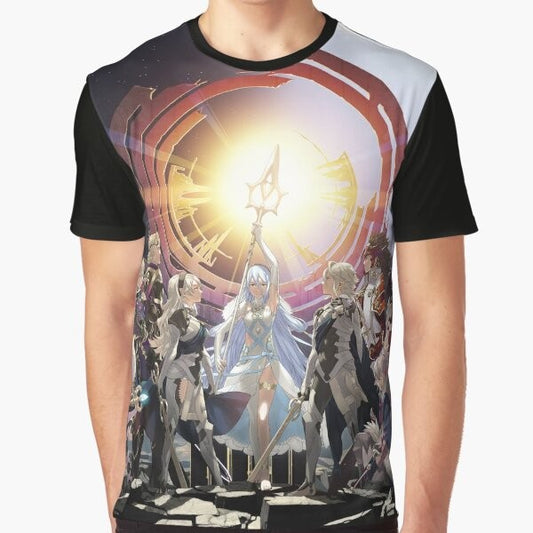 Fire Emblem Fates graphic t-shirt featuring characters from the Nintendo 3DS video game