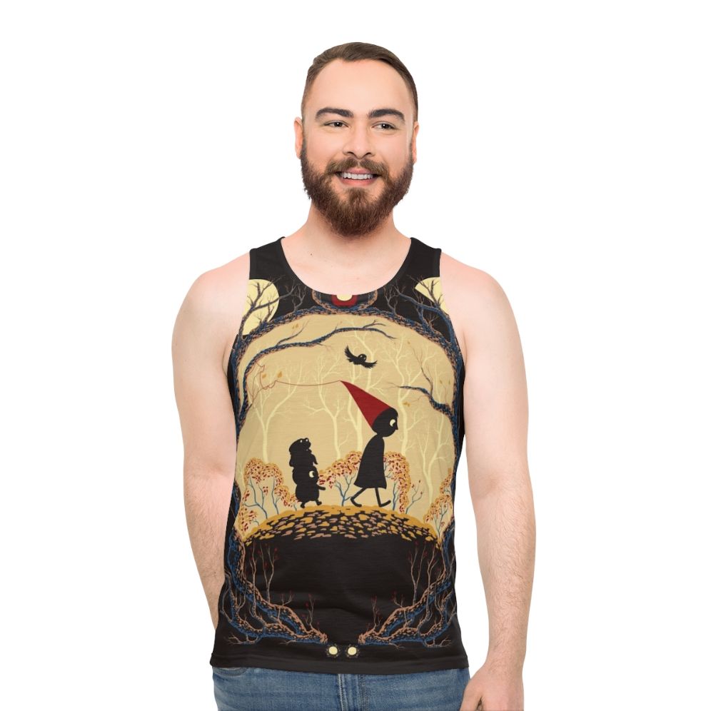 Journey Unisex Tank Top with Over the Garden Wall inspired design - men