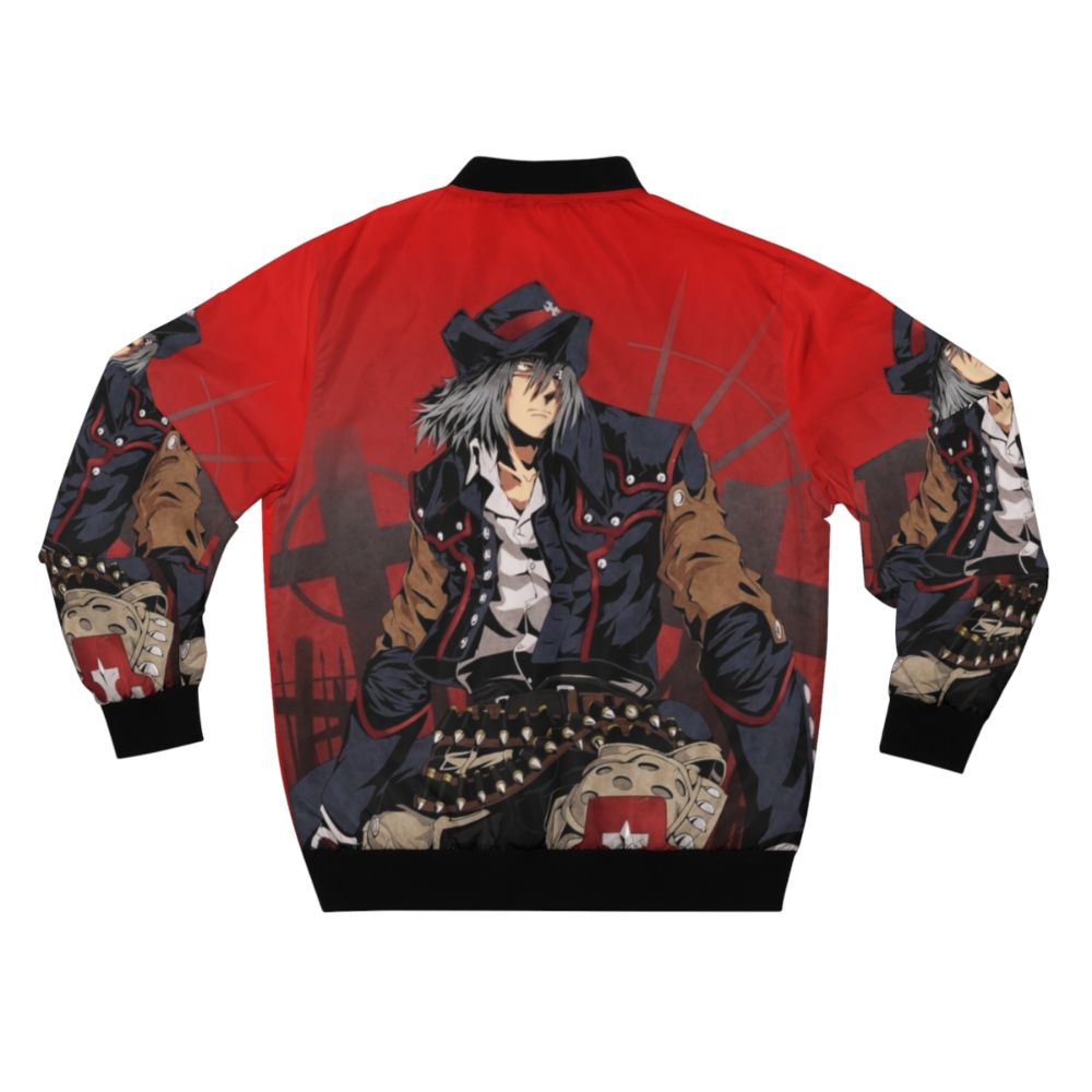 Gungrave Anime Inspired Bomber Jacket with Brandon, Harry, and Kugashira characters - Back