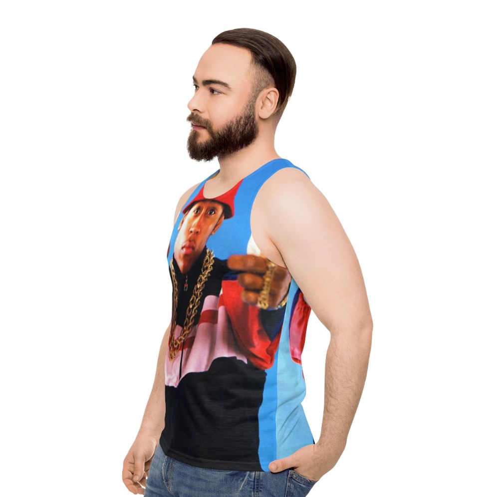 Vintage LL Cool J Unisex Tank Top - men side