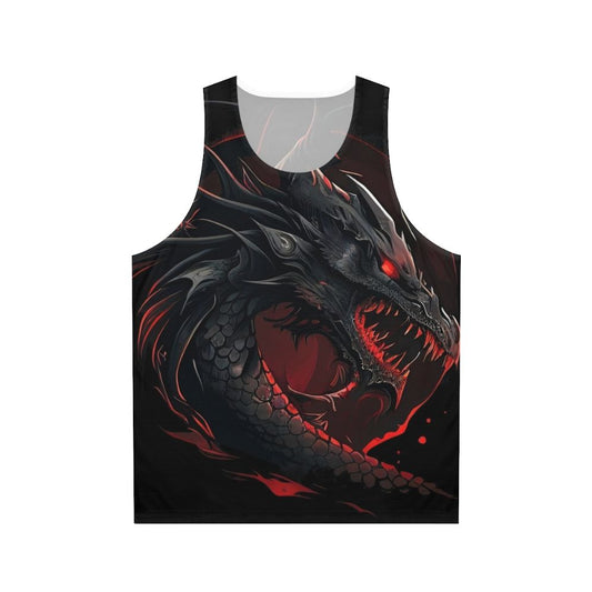 Mythical dragon unisex tank top