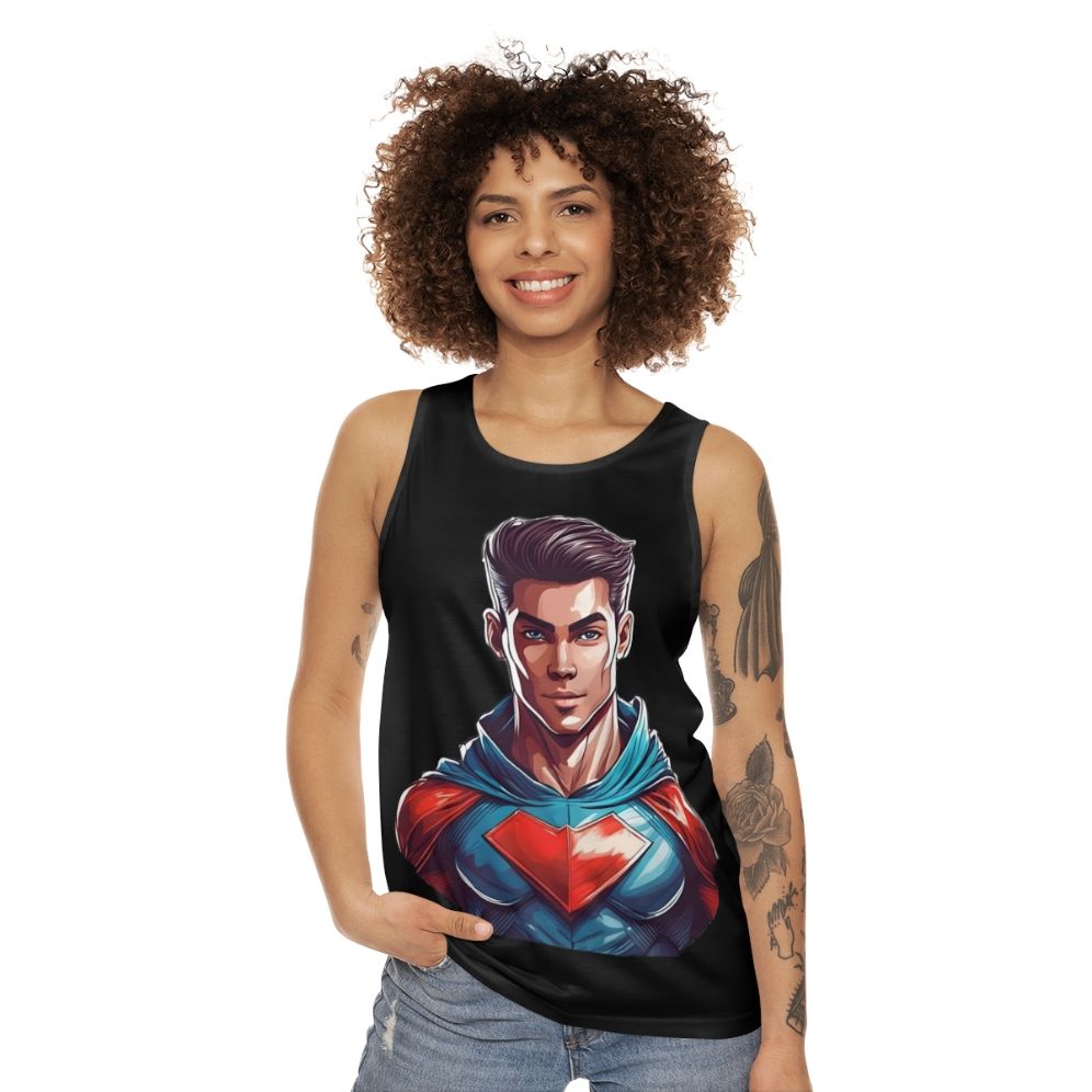 Superhero Unisex Tank Top - women