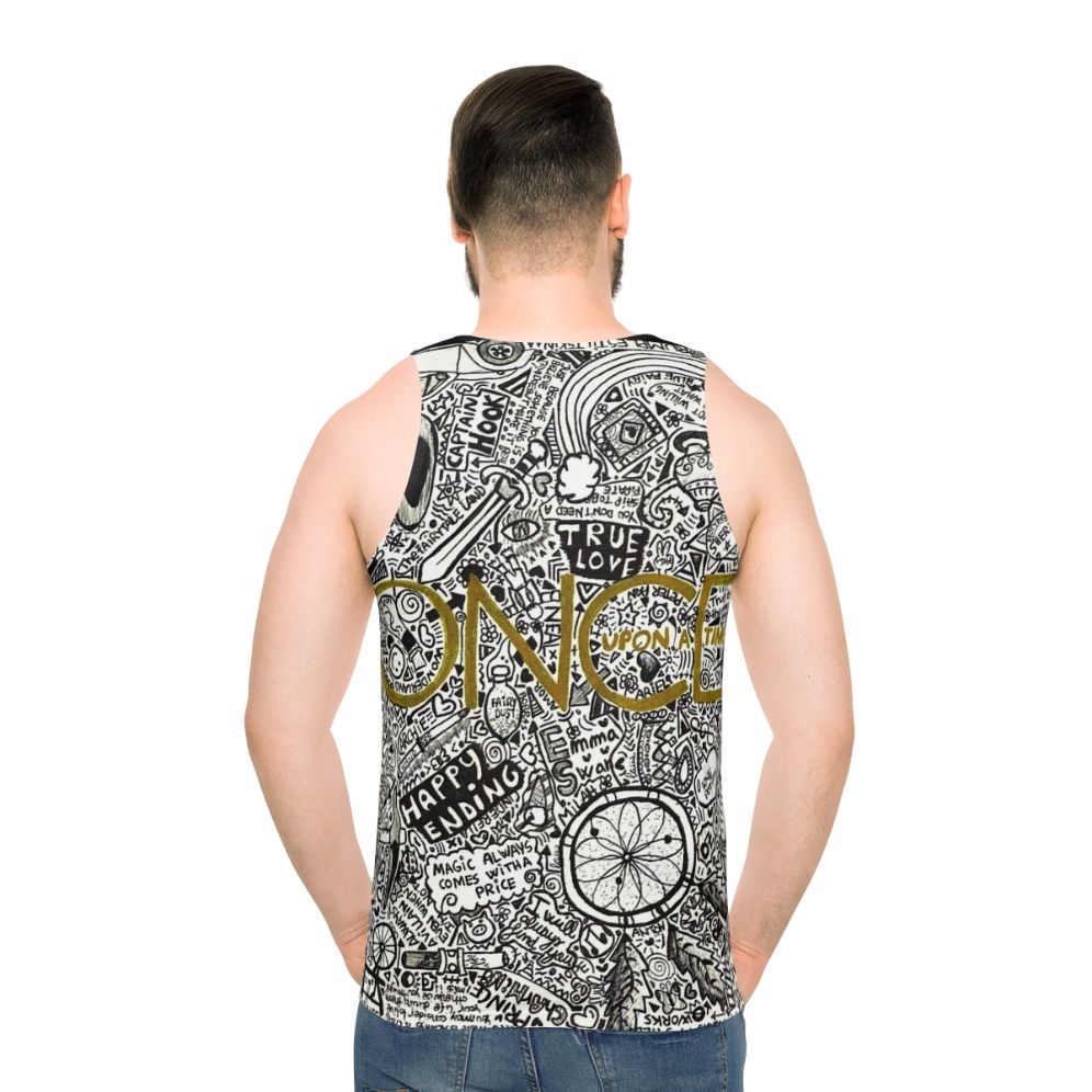 Once Upon a Time Unisex Fairytale Themed Tank Top - men back