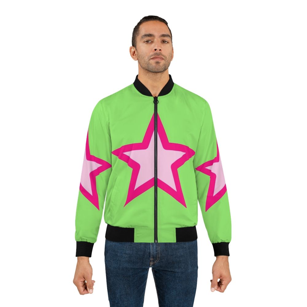 Spongebob Musical Super Sea Star Savior Bomber Jacket with Patrick Star and Sardines - Lifestyle