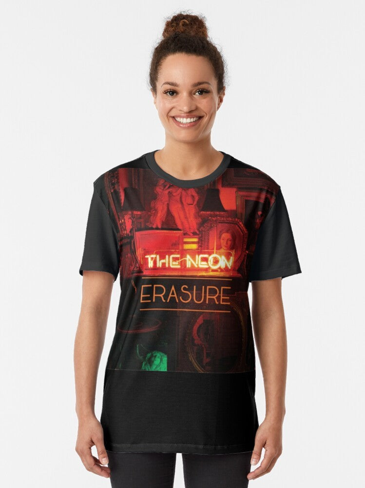 Erasure The Neon Tour Album Concert Graphic T-Shirt - Women