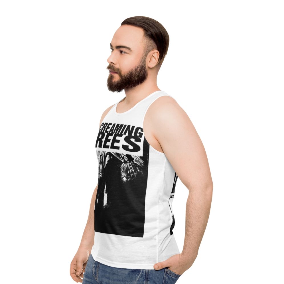 Screaming Trees Grunge Band Unisex Music Tank Top - men side