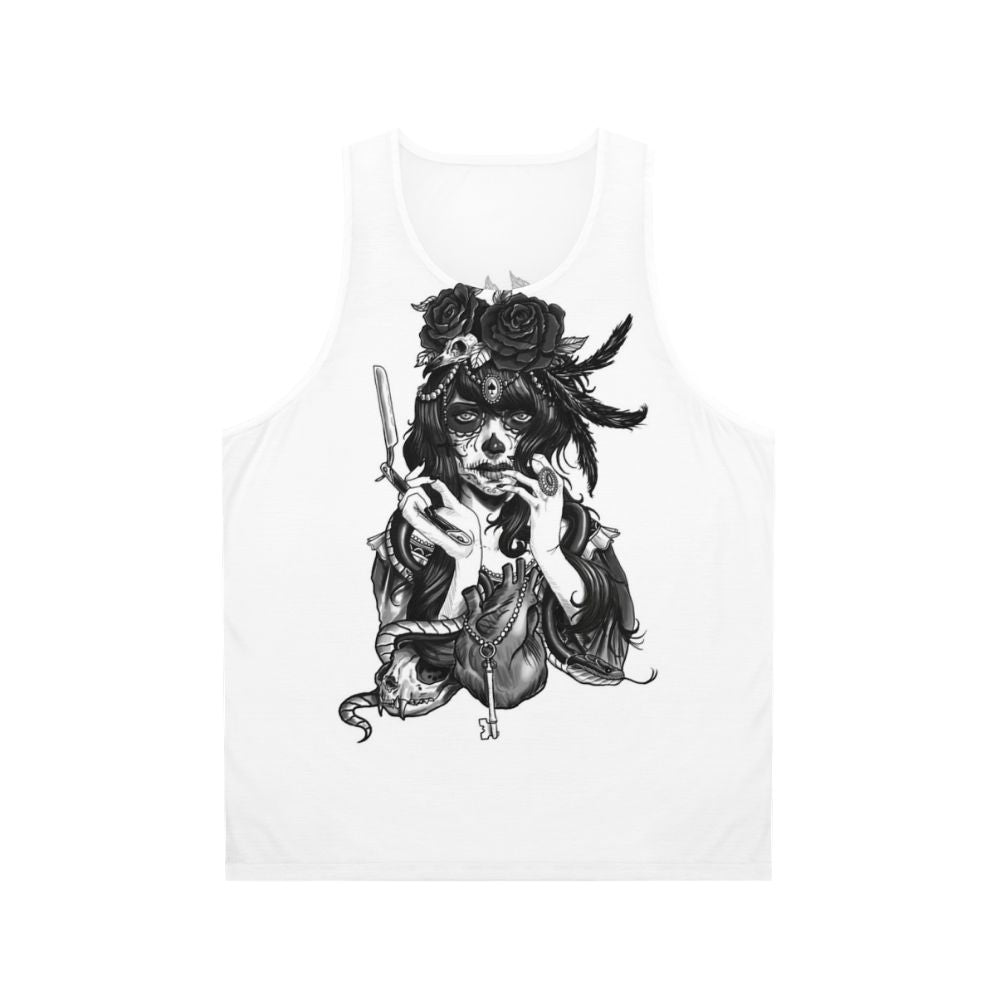 Dia de los Muertos Sugar Skull Unisex Tank Top