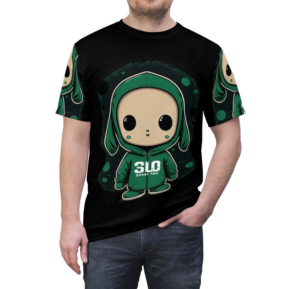 Kang Sae Byeok Player 67 inspired all-over-print t-shirt for Squid Game fans - men front