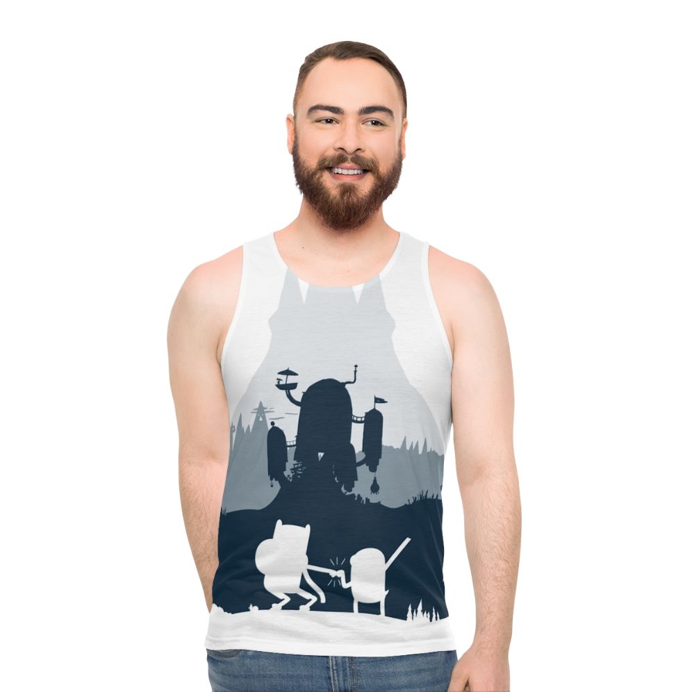 Adventure Time Ice King Silhouette Unisex Tank Top - men