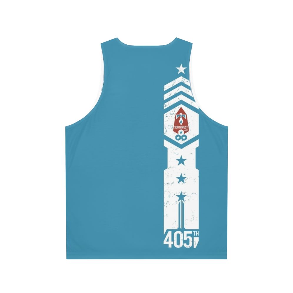 405th Southwest Regiment Halo Spartan Unisex Tank Top - Back