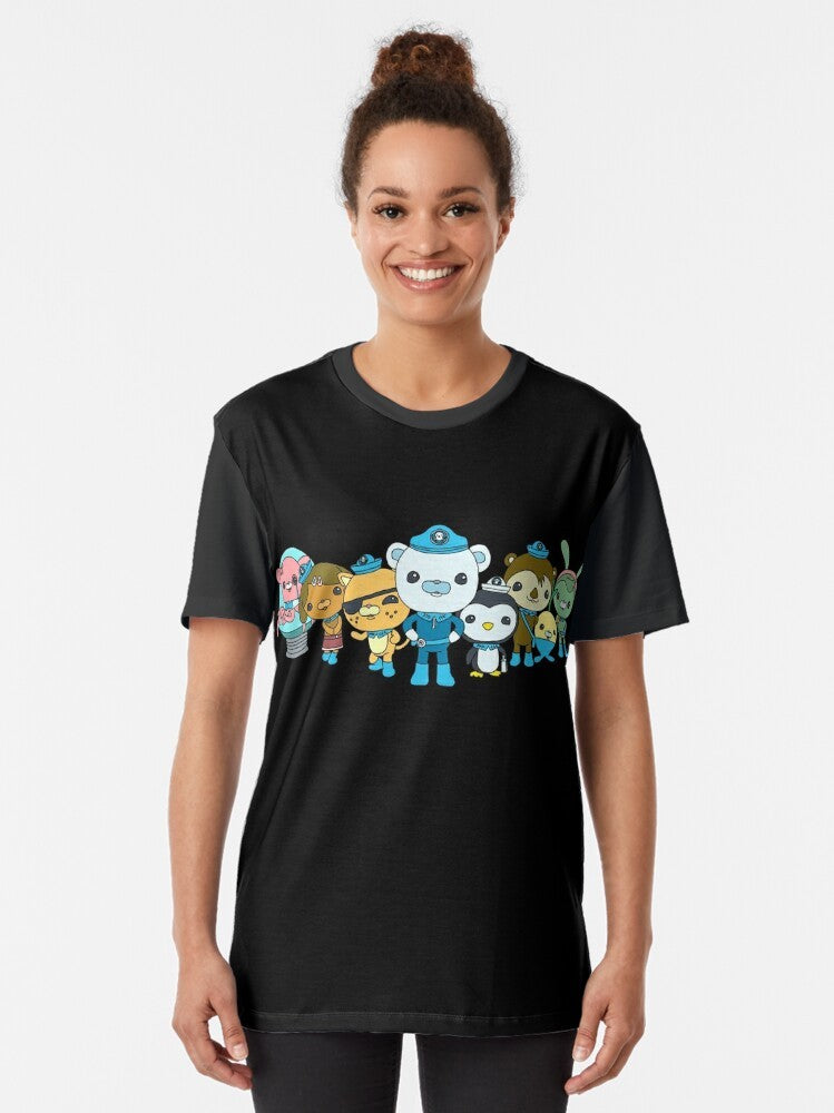 Octonauts Kids Graphic T-Shirt featuring cool sea creatures and characters from the popular TV show - Women