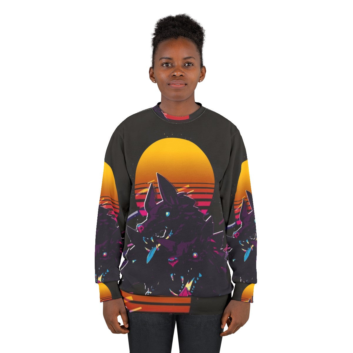 Cerberus Hades 80s Retro Sweatshirt - women