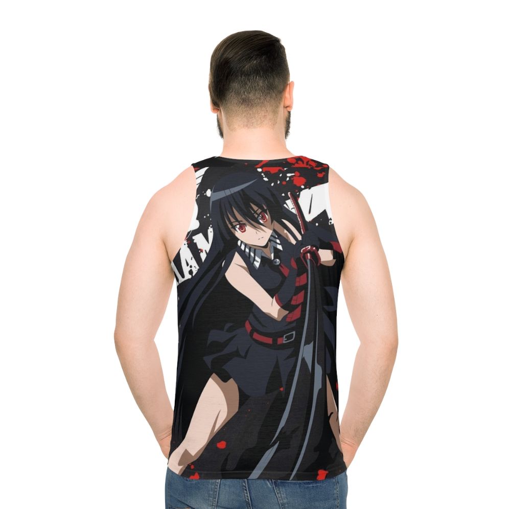 Akame Ga Kill Unisex Anime Tank Top - men back