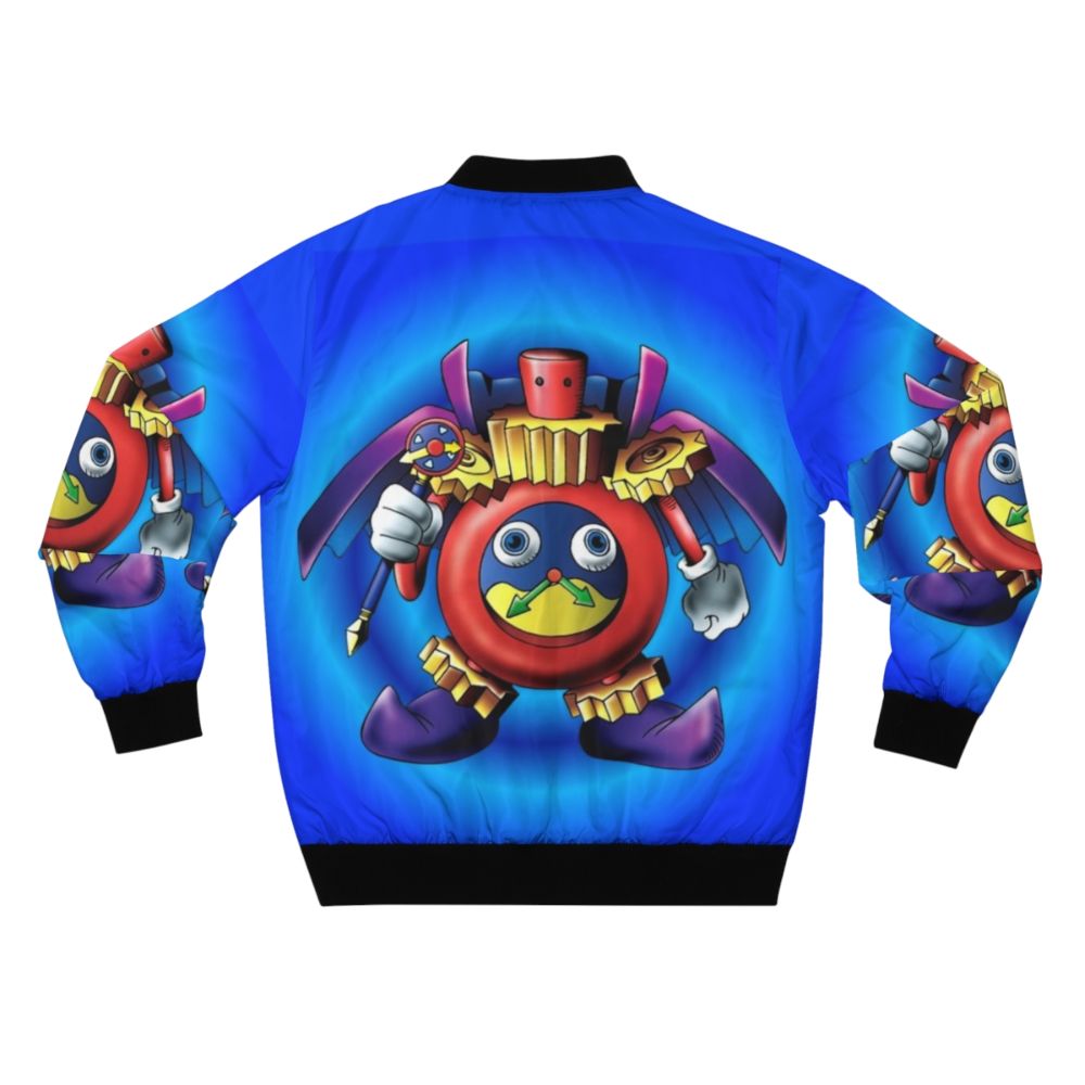 Time Wizard-inspired bomber jacket for Yugioh fans - Back