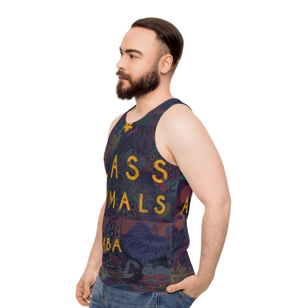 Glass Animals Unisex Trippy Album Art Tank Top - men side