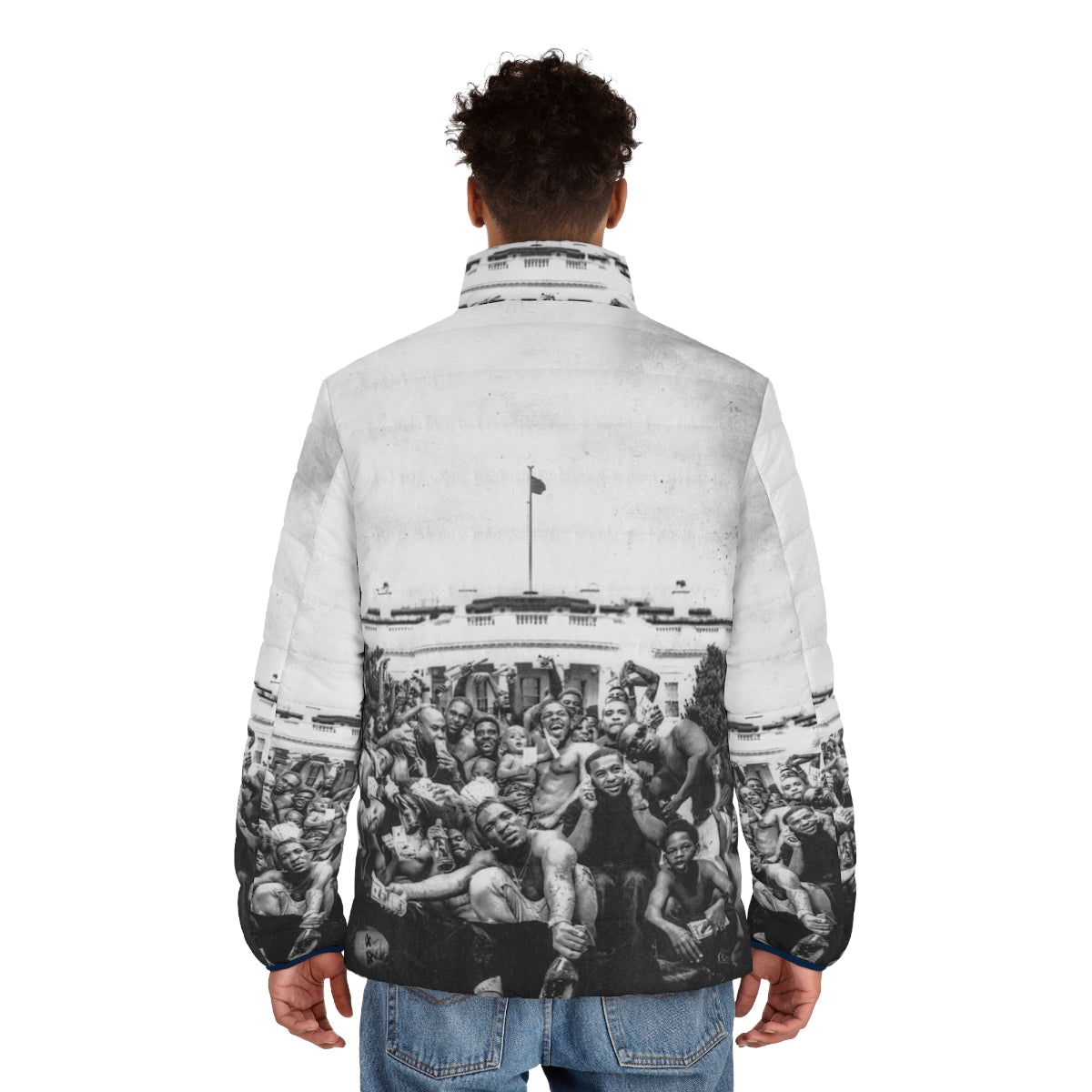 Kendrick Lamar "To Pimp A Butterfly" Puffer Jacket - men back