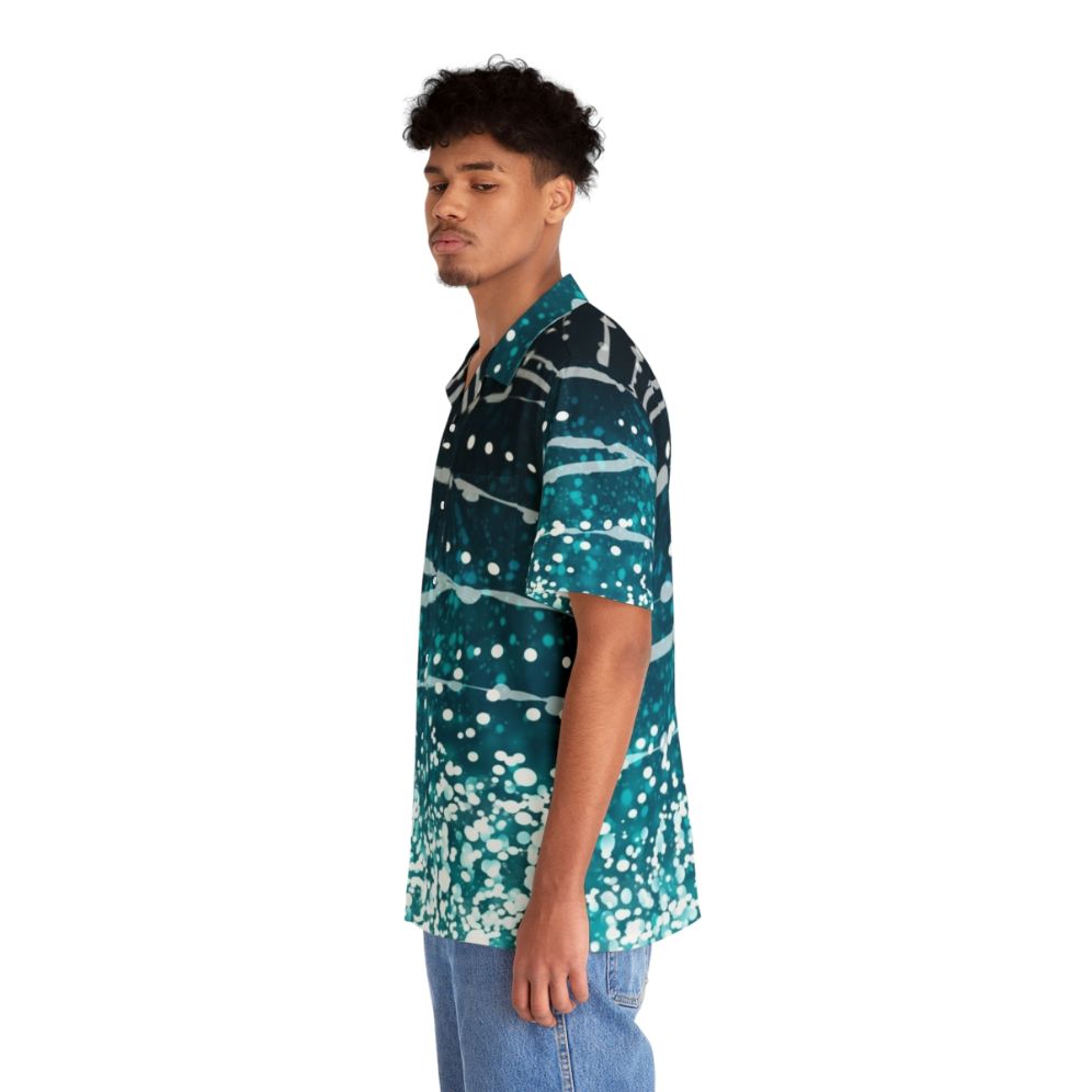 Whale Shark Pattern Hawaiian Shirt - People Left