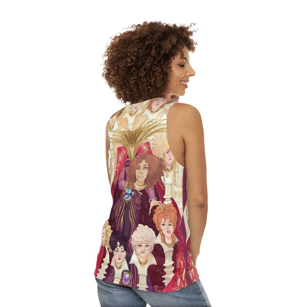 Unisex 80s fantasy tank top - women back