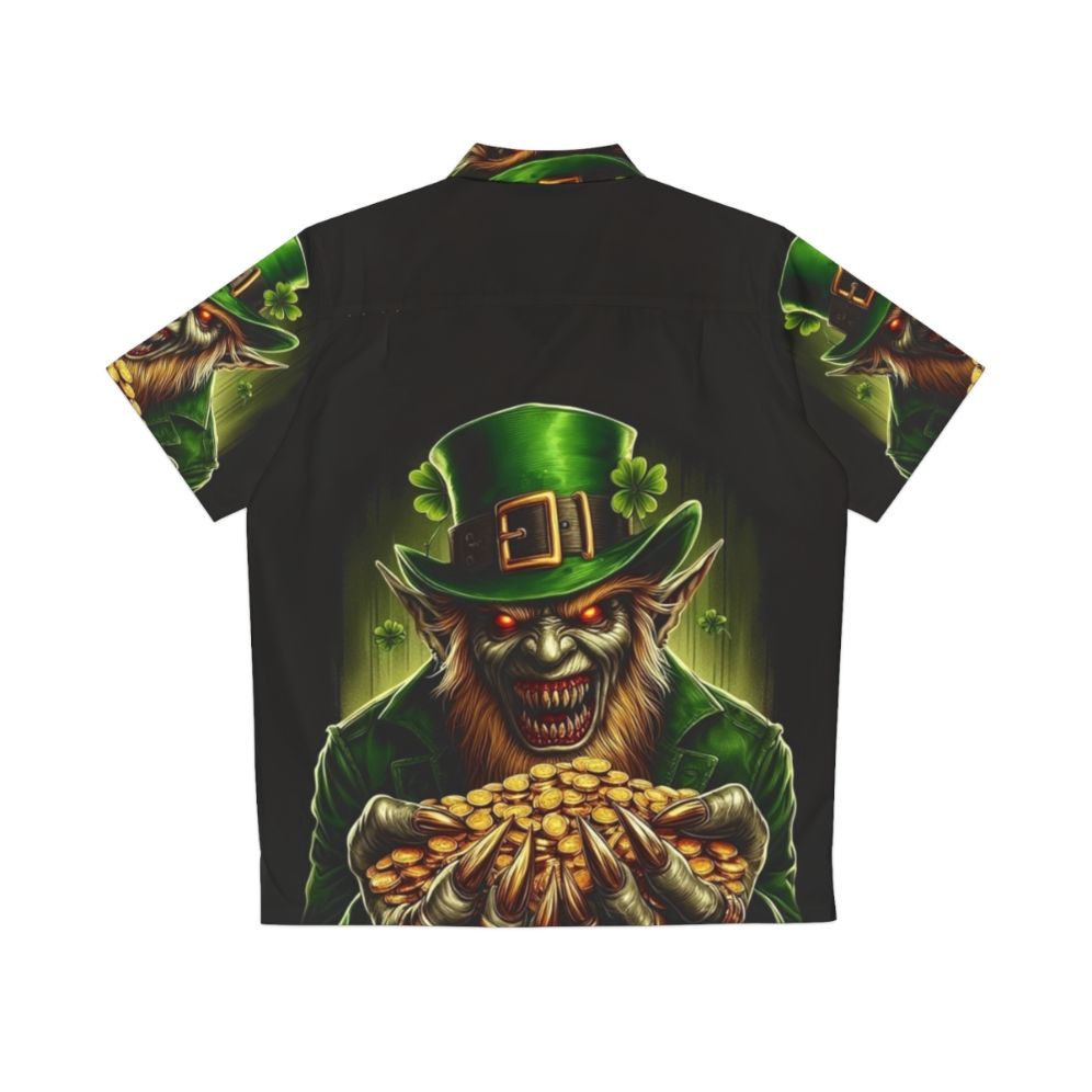 Zombie Leprechaun Hawaiian Shirt - Back