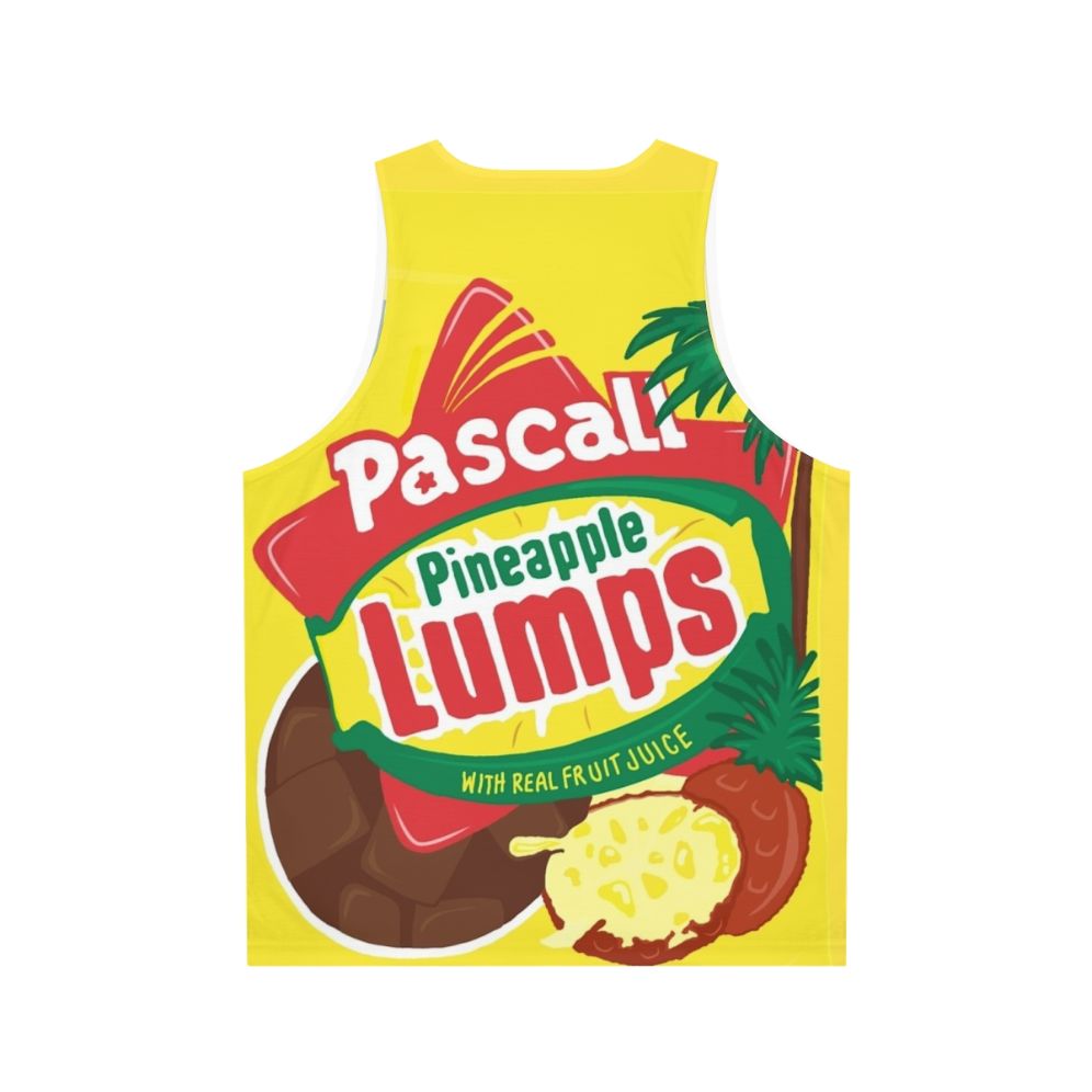 Pineapple Lumps New Zealand Candy Unisex Tank Top - Back