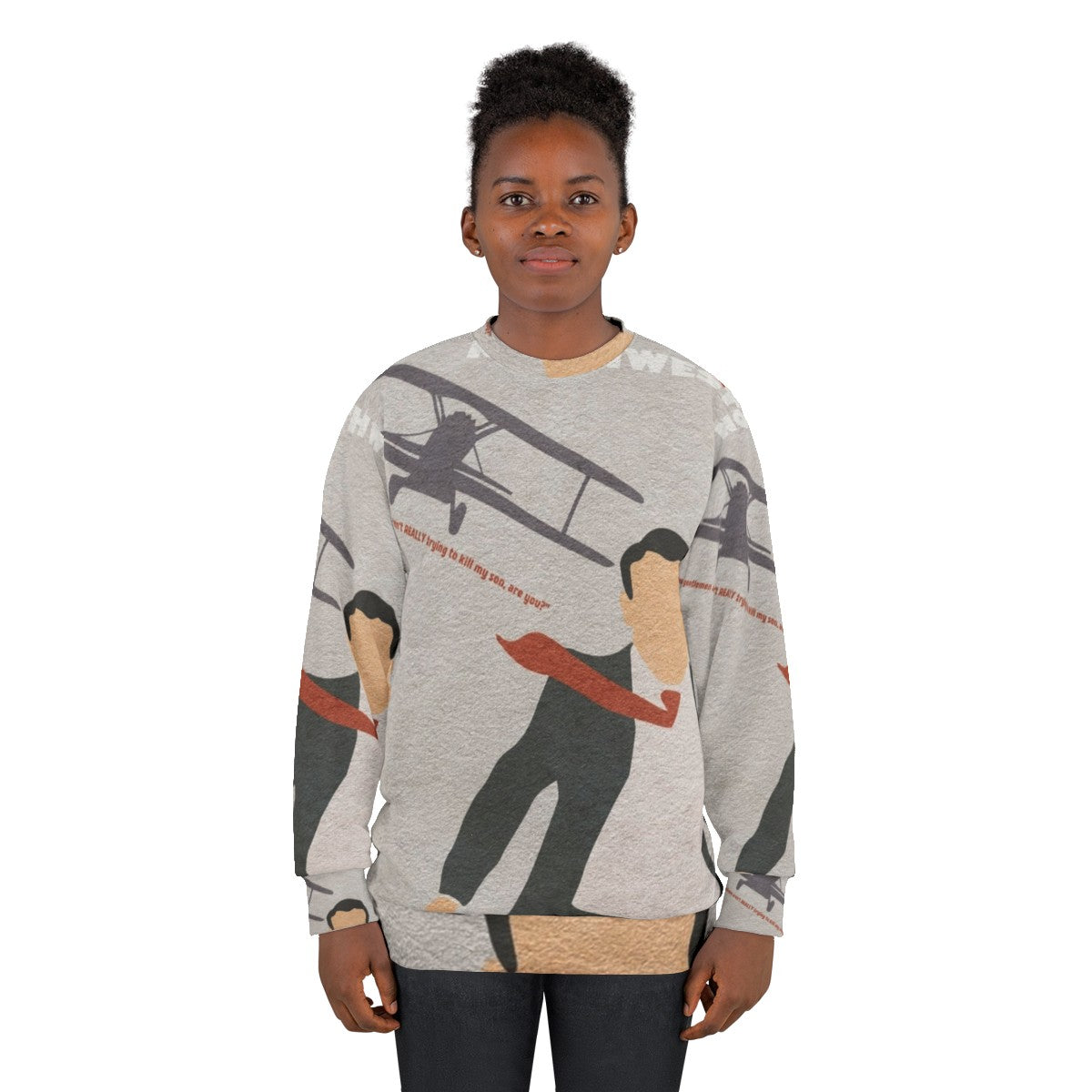 North By Northwest Minimalist Sweatshirt - women