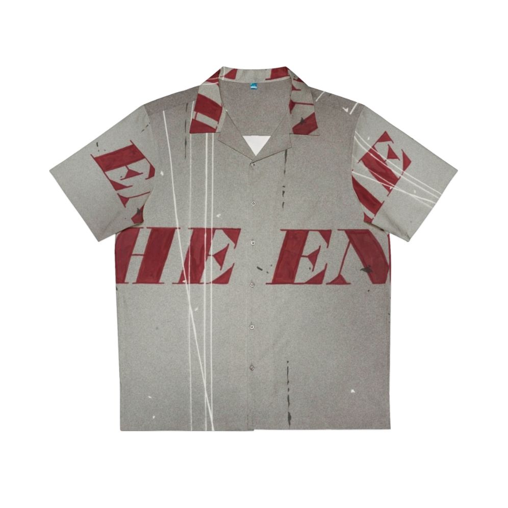 "Ed Ruscha Exhibition Inspired Hawaiian Shirt"