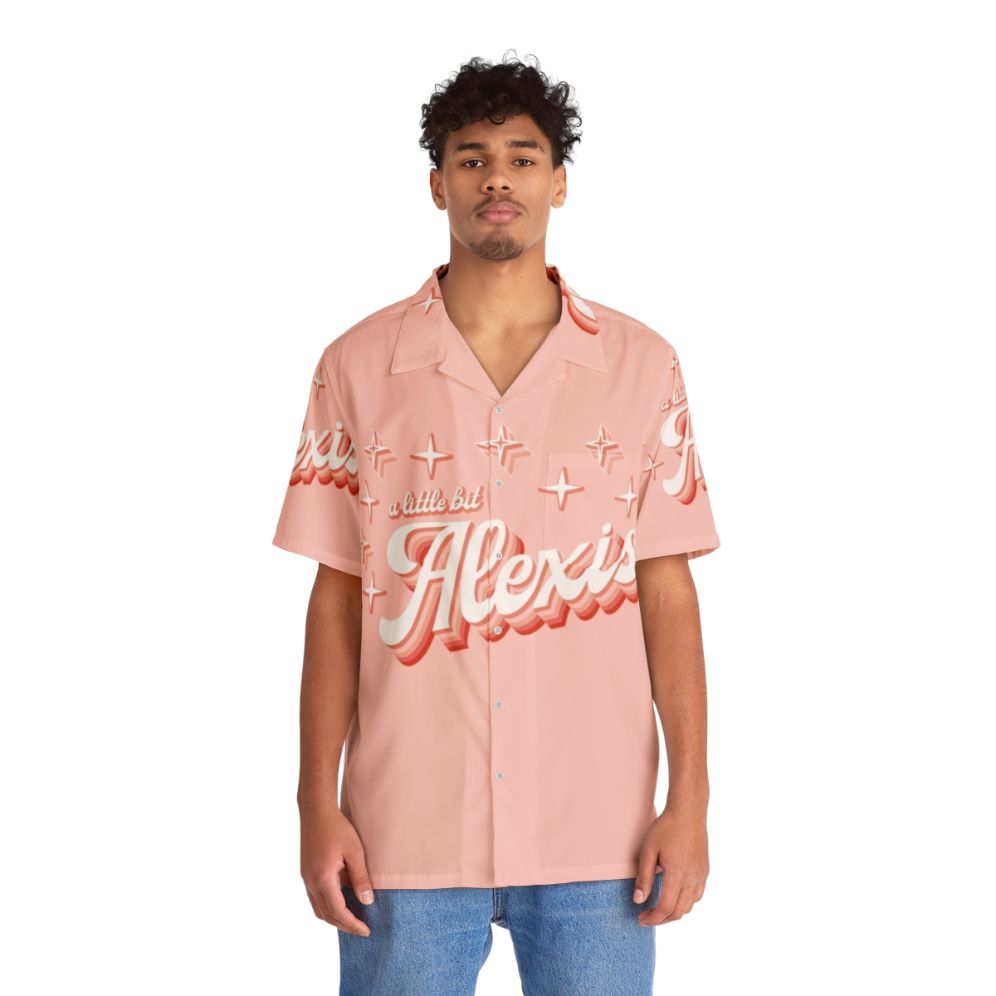 Alexis Rose "A Little Bit Alexis" Hawaiian Shirt with Retro Stars - Lifestyle