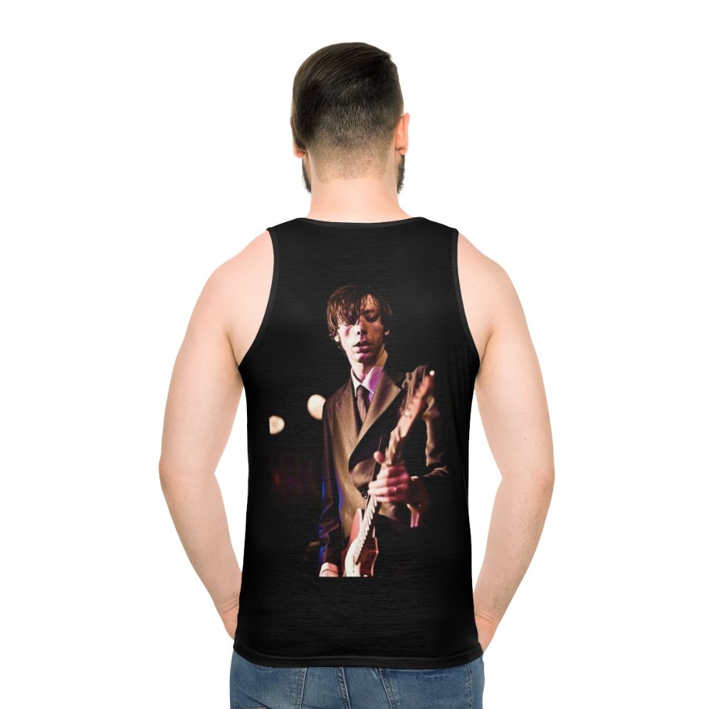 Unisex tank top honoring Canadian band The Sadies - men back