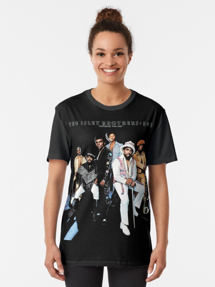 Isley Brothers '3 + 3' Album Graphic T-Shirt - Women