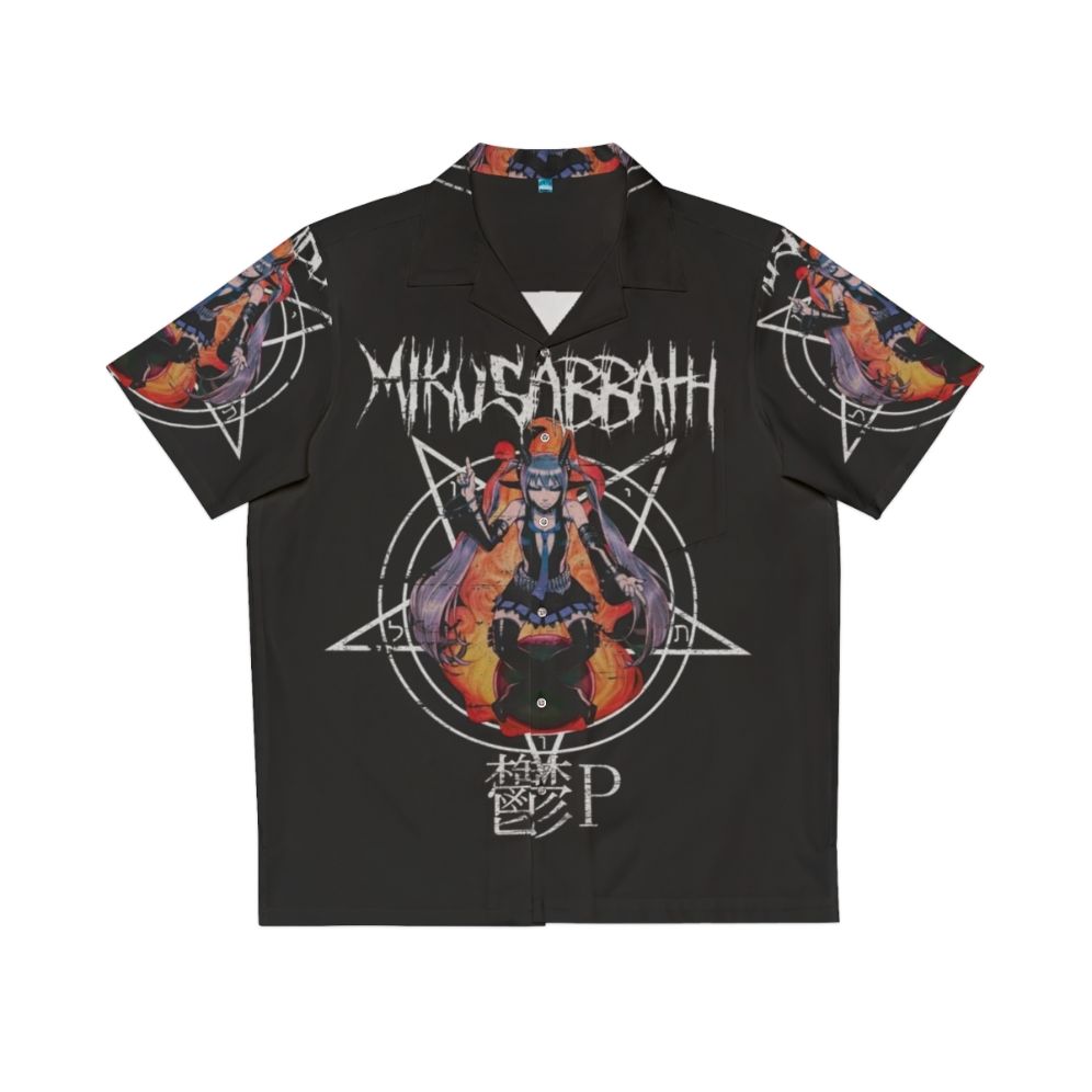 Mikusabbath Worn Ver Hawaiian Shirt featuring Hatsune Miku