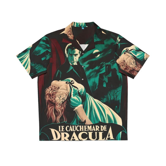 Vintage Dracula 1958 movie poster Hawaiian shirt